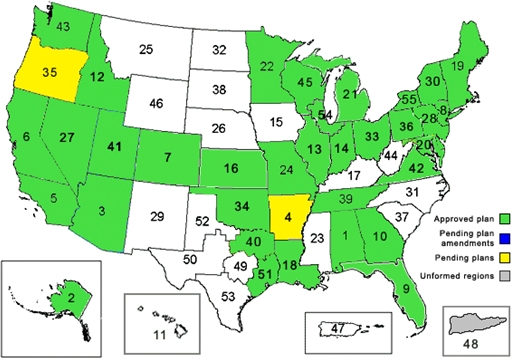 Regulatory Update Map